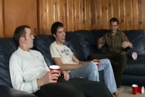 Straight chap Experiments At A Party