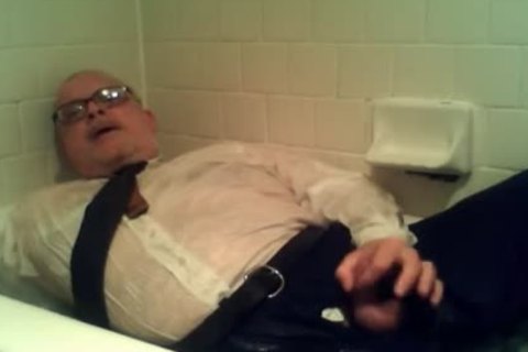 Pants Shirt And Tie And Swhores  And Socks In Tub With cum