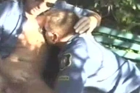 Uniformed Leatthellos chabr Cops With Cigars