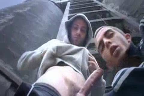 Fit Scally Chav boyz Outdoor threesome