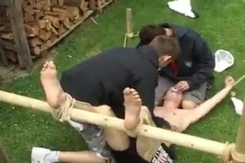 teen Scouts pound Outdoor