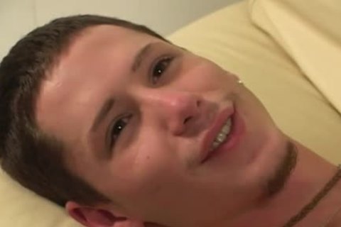 White twink acquires A darksome rod In His anal