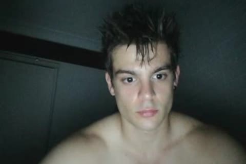 Greek Muscle lad With large penis, filthy anus