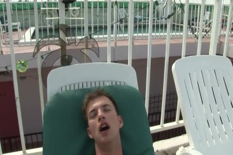 Two fine Hunks get Frisky And poke In The Pool