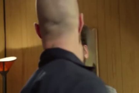 lucky tied Gentleman gets His penis gulp And Toyed With.