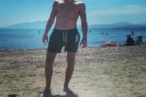 Greek athletic boy,cute Bubble wazoo & wonderful knob