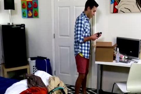 naughty eighteen Year daddy Jacking Off His pecker