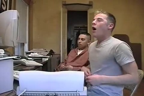 teen Deepthroating penises Uncut cock And Licking his testicles