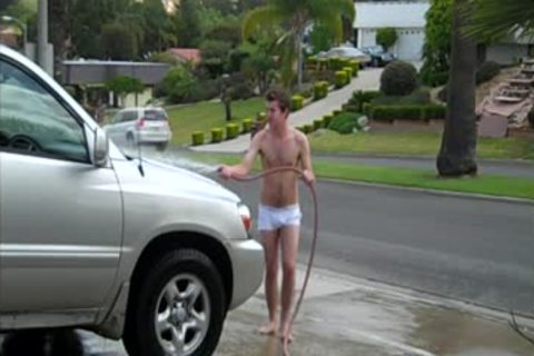 Boner lad stripped On The Public Street