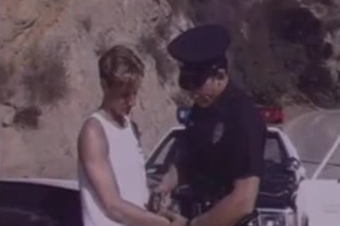twink Arrested By Cop & Hard banged.
