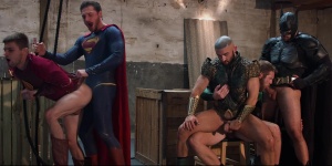 Just knob League : A gay XXX Parody - Colby Keller & Johnny Rapid ass Nail