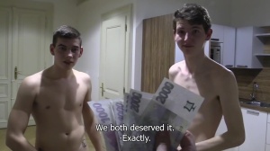 Slovakian lad with large  10-Pounder got plowed