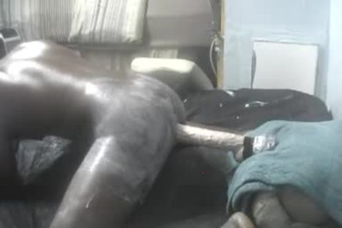 BALLBOY35 admirable BUBBLE ass & banging monstrous sex toy