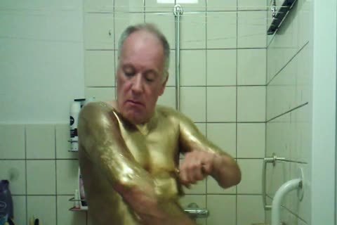 Golden Bodypaint bondman Gerard