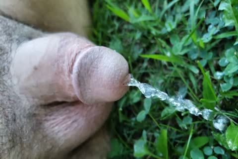 petite penis Pissing Outside In Slow Motion