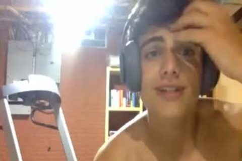 chap Showing His penis And wazoo In Live