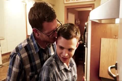 legal age teenager receives Spit-roasted unprotected By Step-dad And Uncle