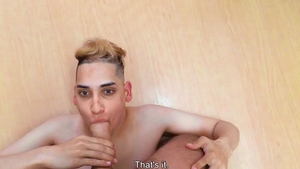 DirtyScout.com - Nailed rough next to athletic blond hair