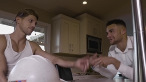 Next Door Originals - Caucasian Roman Todd receiving facial