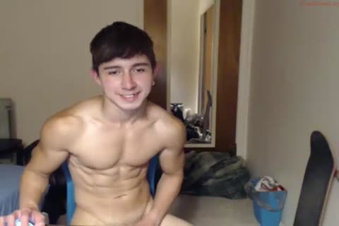 tasty Muscle Hunk On web camera 7