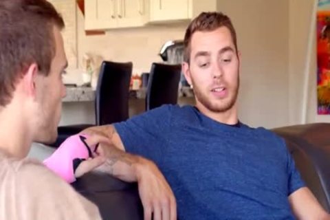 Giving His Buddy A Hand And A nude dong