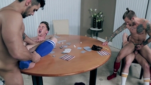 Next Door Buddies: Arad jerking Jaxon Colt big dick