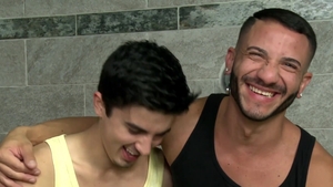 ExtraBigDicks.com - Mike among Mario during interview