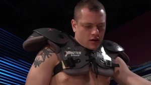 Club Inferno Dungeon - Jock Blue Bailey tease big cock