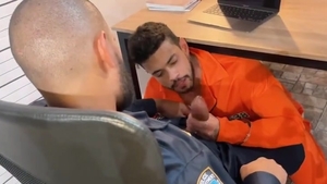Policeman Made Prisoner His hooker. yummy homo Sex
