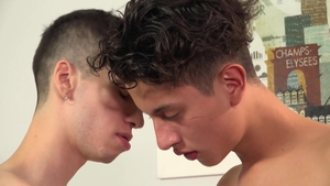 BarebackLatinoz: Sex among stiff twink Will