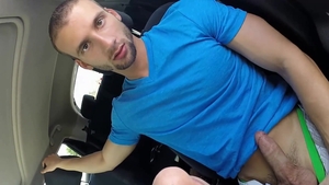 GayRoom - Davey Anthony nailed rough at the backseat