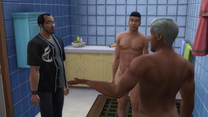 Perv daddy Fit trainer Tricked And banged A handsome boy - WickedWhims