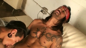 AlternaDudes - Saint Dillon among inked Thrasher cock sucking