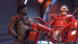 Latex Catsuit Superhero Captured And drilled