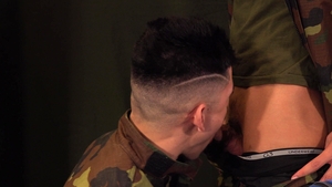 MilitaryDick: Caetano's Submissive Delight