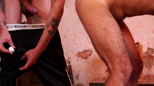 Piss-Stuffed Ass for Master's Pleasure