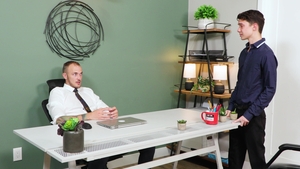 Next Door Taboo: Office Overtime with Stepdad