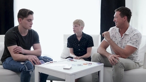 Family Dick: Caleb Bends Over for Family Dicking