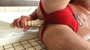 maskurbate: Stryker's Huge Dildo for Young Manuel