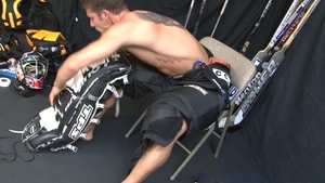 Next Door Male: Hunk in Full Gear gets Fully Unloaded
